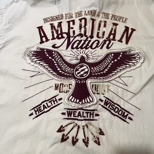 Parish Nations Men's 3XL Y2K Stitched Southwestern Aztec Utility Shirt